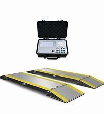 China Low Profile  5T Portable Axle Scales vehicle weigh pads for sale