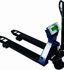 China 1.5t powder coated Carbon Steel Weighing Pallet Jack With LED Display for sale