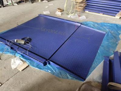 China Digital Double Deck Ultra Low Platform Floor Scales for sale