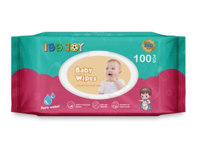 China Wool Baby Wet Wipes Vitamin E 14*18mm Gentle Soft Baby Wipes for sale