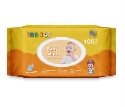 中国 カモミールの赤ん坊のぬれたワイプのBBの喜びのタケぬれたワイプの保湿剤20*18mm 販売のため