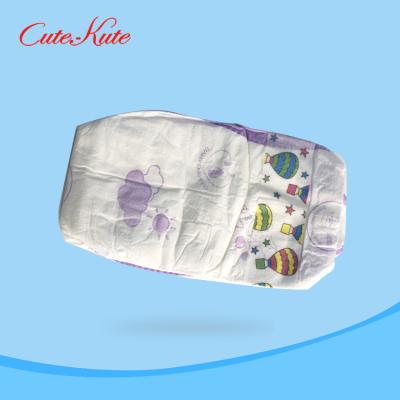 中国 伸縮性があるベルトの調節可能な余分薄い吸収剤が付いている100%の綿の赤ん坊のおむつ 販売のため