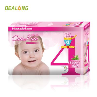 China Dry Baby Nappy Newborn PE Backsheet Leak Guard Natural Newborn Diapers for sale