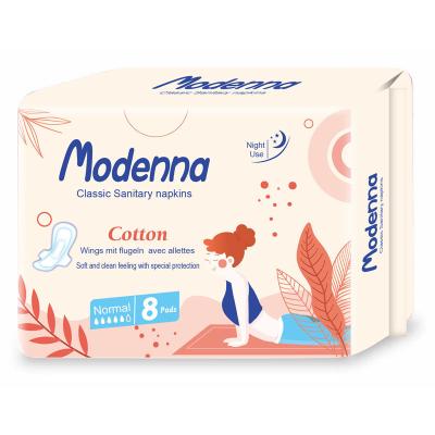 China Various Sizes Sanitary Napkin Diaper Free Samples 180/260/290/350/410mm etc en venta