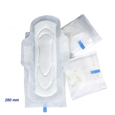 China 150mm Sofy Regular Sanitary Napkin Pads White Cotton Top Sheet Individual Wrap for sale
