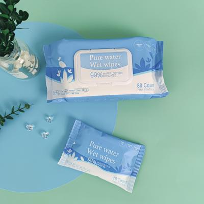 China Scented Soft Baby Wet Wipes Non Irritating Weak Acid Cleaning Without Alcohol for sale