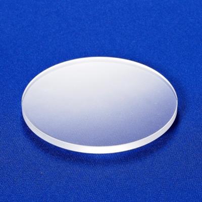 China Flat Artificial Sapphire Scratch Resistant Watch Face H9/HV1800-2200 Hardness for sale