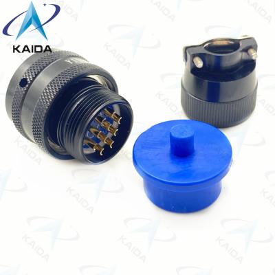 China 10 Contacts Plug Round Pin Electrical Connector -55C To 125C Circular Connector Plug for sale
