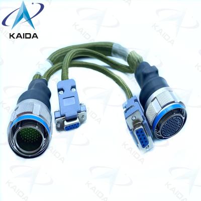 Chine D38999 26FE35PN câbles de connexion D38999 26FE35SN câble de base en aluminium double mâle à vendre
