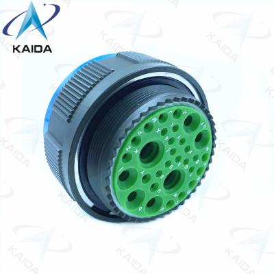 China Connector Type Plug for MIL-DTL-38999 Series Ⅲ Copper Alloy.D38999/26WJ31PN. 2 Coax Contact and 29 Power Contact for sale