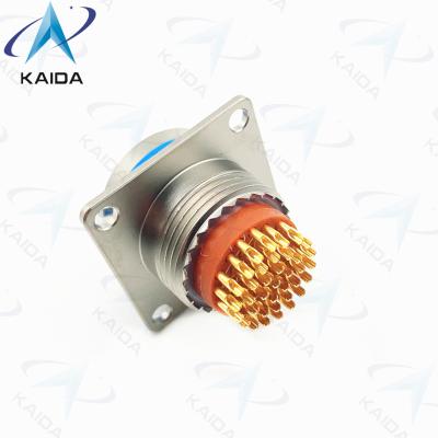 China Aluminum Shell MIL-DTL-38999 Series 2 37 Male Pins MIL-DTL-38999 Connector for sale
