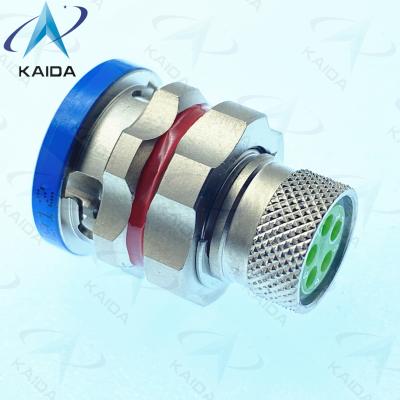China Electroless Nickel Plating Custom Connectors 5 Female Pins Miniature Circular Connector for sale