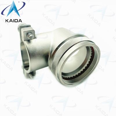 China M85049 Series Connector Backshell 90° Strain Relief Backshell Electroless Nickel M85049/39-21N for sale