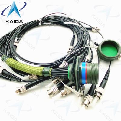 China Metal Connector Optical Fiber Connectors 0.5m Cable Fiber Optic Connector for sale