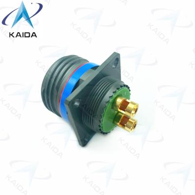 China 500V MIL-DTL-38999 Series Ⅲ Threaded Connector D38999/20WE62PN-H.2 8# Power Contact Olive Green Cadmium 8D Series for sale
