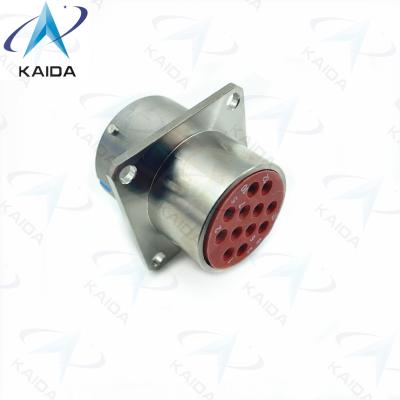 China Harsh Environments XC24F12K1D1 Electroless Nickel Connector Shell with 12 Contacts for sale