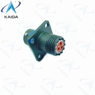 China MIL-DTL-26482 Conectores con acabado de cadmio verde de oliva / tipo de contacto MS3470B08-33SN Receptor de brida estrecha en venta