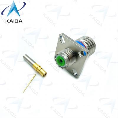 China MIL-DTL-38999 Series 3 Receptacle Connector Threaded Coupling 1 Contact D38999/20FA10BN.1 Female Coaxial Contact. for sale