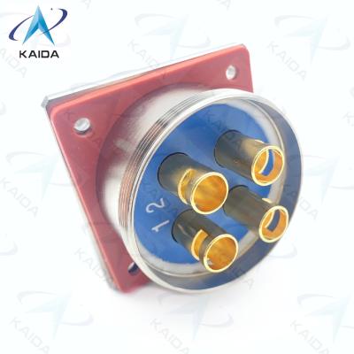 China Y50DX Aluminum Circular Electrical Connector Receptacle 3 Contacts Operating Temp -55℃ To 125℃.Y50DX-D404ZK10 for sale
