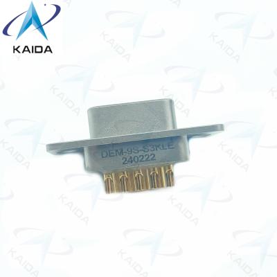 China 500V MIL-DTL-83513 Aluminium Micro D Receptacle Connector 500 Mating Cycles Copper Alloy Contacts.DEM-9S-S3KLE for sale