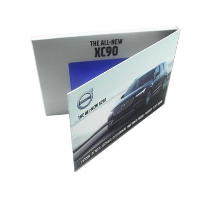 China Custom Logo 5 Inch LCD Video Brochure Card 800*480P With Eva for sale