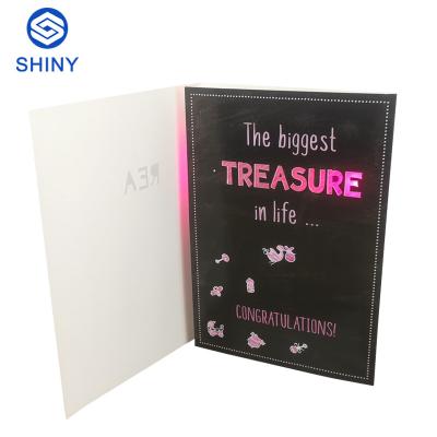 China Customized Music Printing Greeting Card Cute Paper for Happy Birthday Gifts for sale