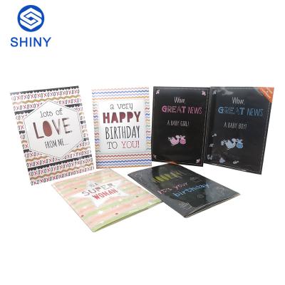 China Custom Blank Music Personalized Greeting Card CMYK Printing for sale