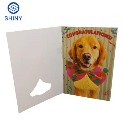 China Invitation Business Music Greeting Card Recorder Happy Birthday for sale