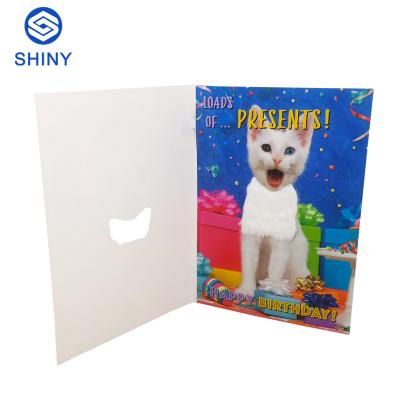 China Recordable Greeting Cards Insert Sound Chip With Custom Song for sale