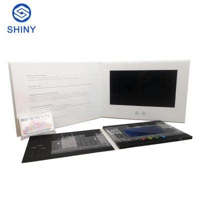 중국 Full Color Kraft Paper Video Card Brochure For Shop 판매용