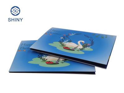 China 300g Coated Paper Recordable Greeting Cards Personalized Voice en venta