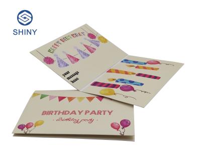 China OEM ODM Recordable Greeting Cards Thank You For Birthday Christmas à venda