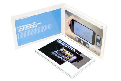 China 16 9 Ratio LCD Video Folder com 128MB de Memória e 1920 X 1080 Pixels Resolução à venda
