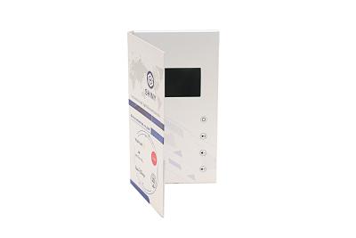 중국 USB 업로드 16:9 비율의 사용자 지정 비디오 메일 카드 판매용