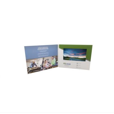 China ODM Promotional LCD Video Brochure Card 1GB 1024*600 For Marketing for sale