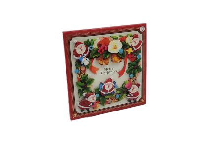 China 3D Softcover Recordable Greeting Cards For Christmas Greeting for sale