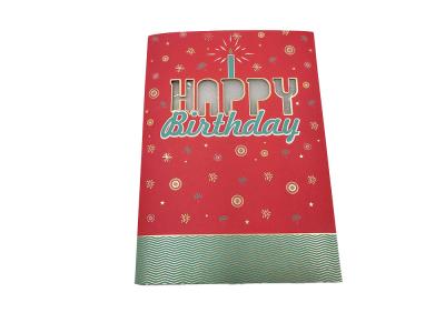 China Autoplay A5  Birthday Sound Greeting Cards Musical With Sound Module for sale