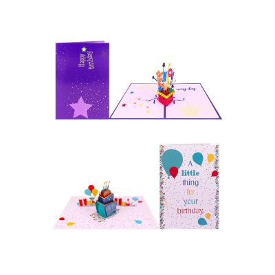 中国 Printing 3D Pop Birthday Card、3D Anniversary Cards 148×210mm Sizeを相殺しなさい 販売のため