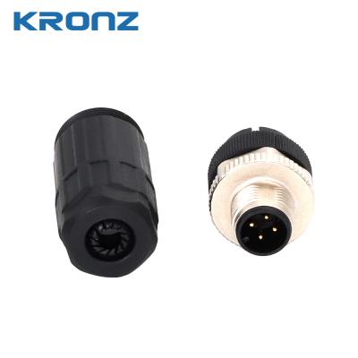China M12 5-Pin Circular Connector with NBR Seal IP67 PG9 Gland for sale