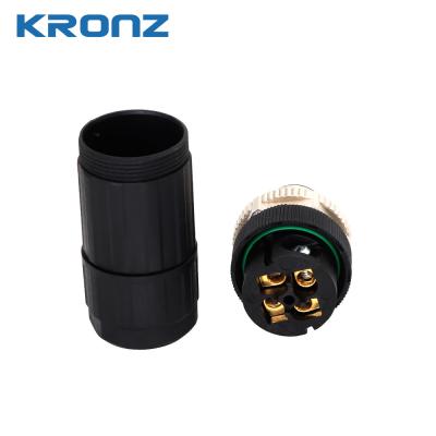China M12 5-Pin Circular Connector with NBR Seal IP67 PG9 Gland for sale