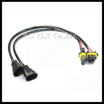 China 9006 HB4 Male Female LED Xenon 9006 Wiring Harness Connector socket for LED HID fog lamps for sale