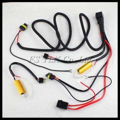 China 100W Car HID XENON kit Relay Cable H7 harness wire for H7 HID headlight bulbs canceller for sale