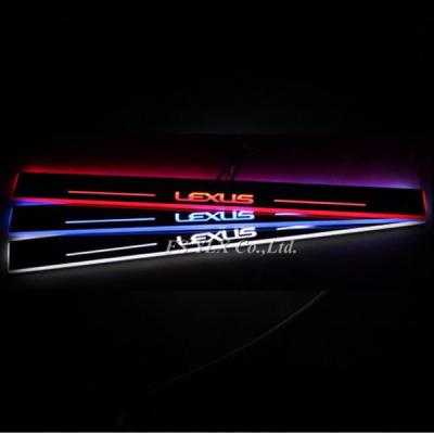 Китай LED door sill plate light for LEXUS IS ES 2013-2015 LED logo moving scuff light for Lexus продается