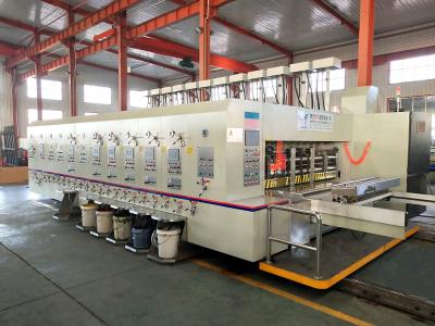 China HUAYU-A series automatic flexo printer slotter（die cutter）stacker machine for sale