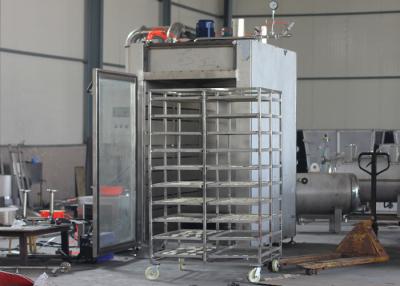 China High Degree Automation Stainless Steel Sausage Smoking Machine for sale