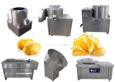 China Semi Automatic Small Scale Potato Chips Making Machine for sale