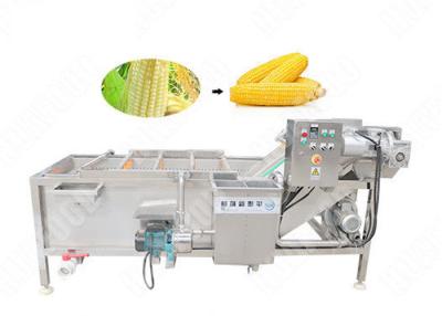 China Multi Function 3.75KW Air Bubble Vegetable Washing Machine for sale
