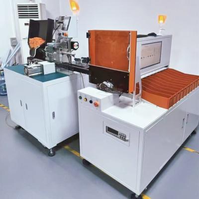 China 18650 Battery Label Sticking Machine Connecting With Cylindrical Battery Sorting Machine for sale