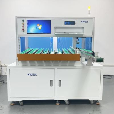 China Compact Battery Cell Sorting Machine Automatic Prismatic Internal Resistance Battery Voltage Sorter for sale