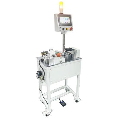 China 0.6MPa Battery Pack Production Machine Semi Automatic Cylindrical Cell Sleeve Cap Knife Remove Machine for sale